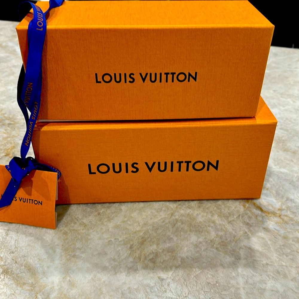 Louis Vuitton boxes perfect for home staging!